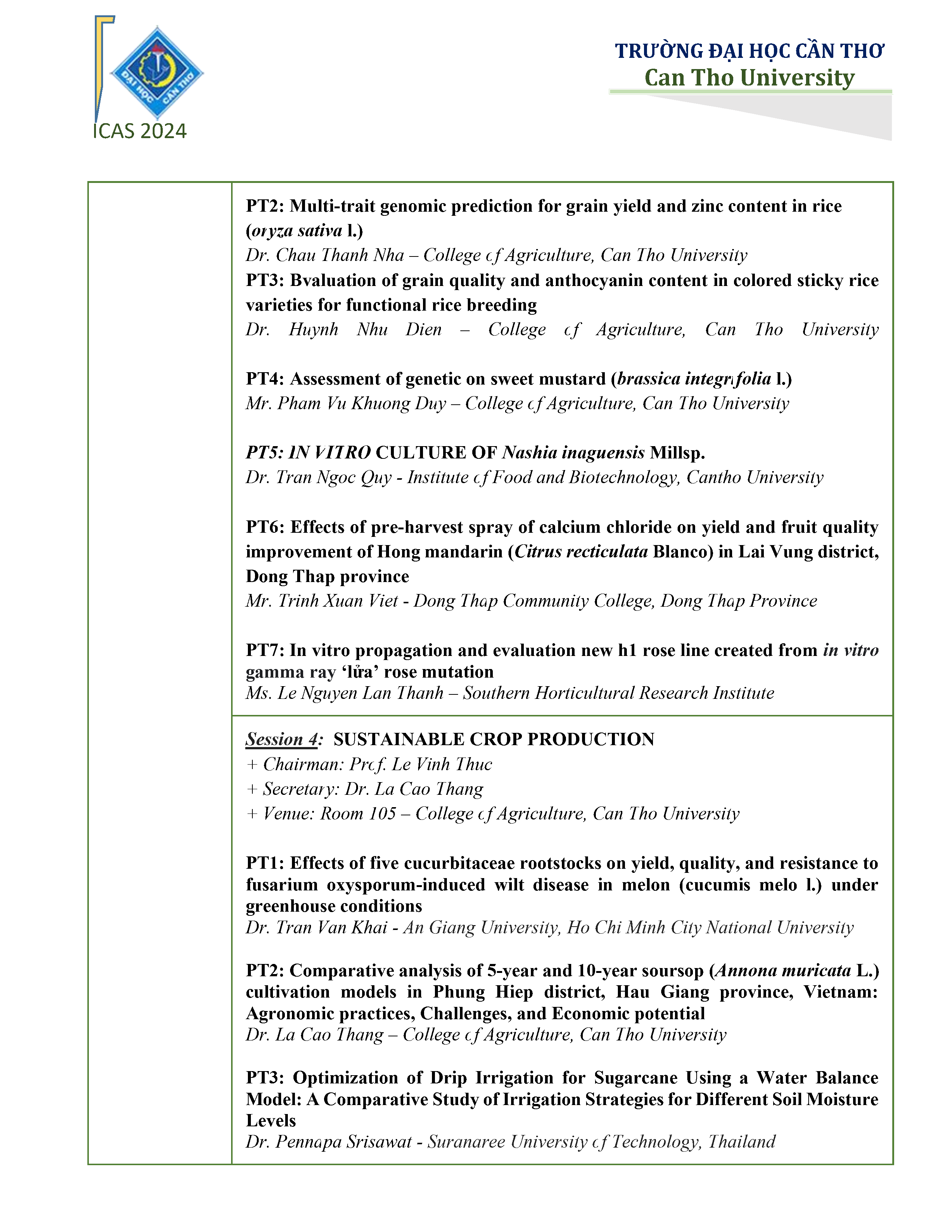 ICAS 2024 Tentative Agenda Page5