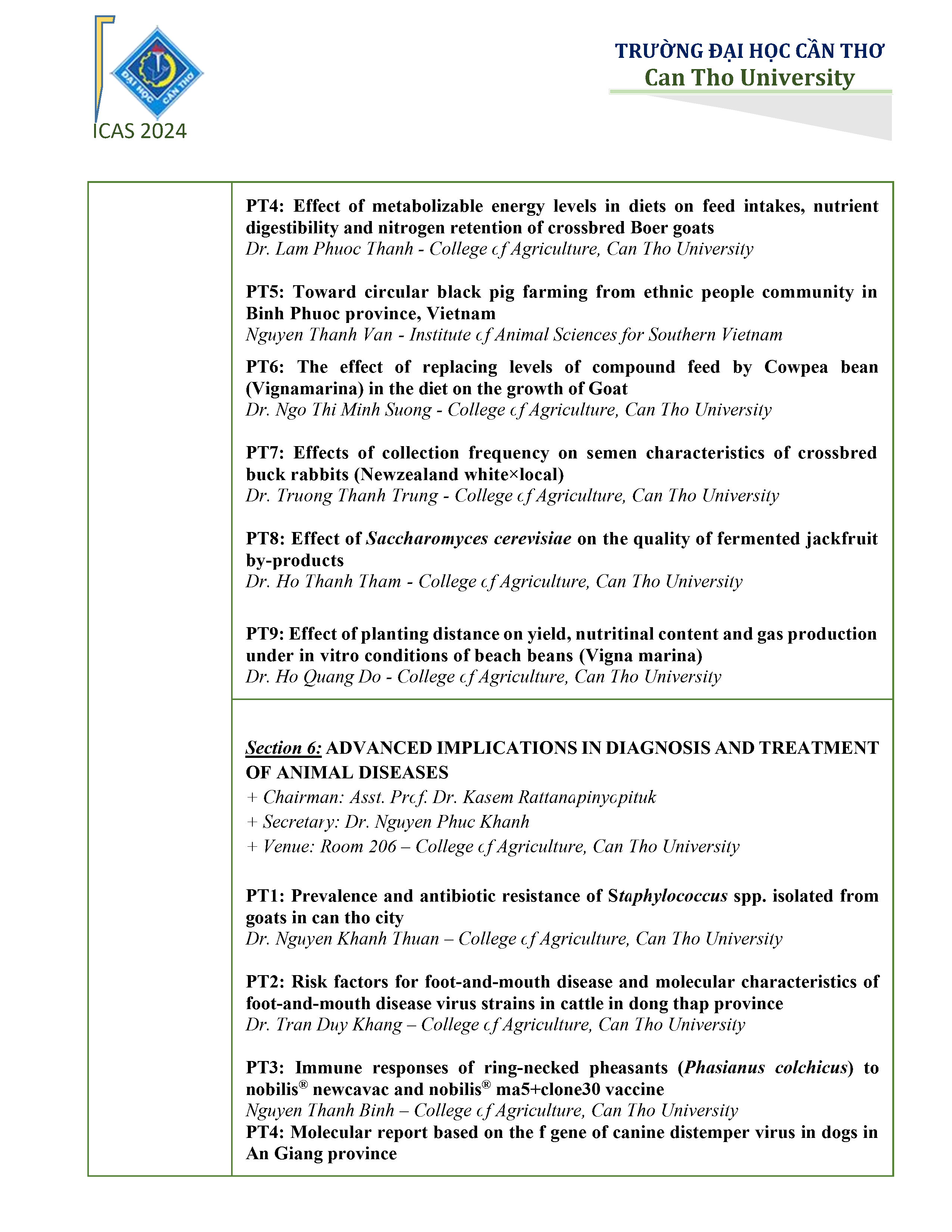 ICAS 2024 Tentative Agenda Page7